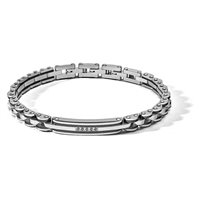 Bracciale Comete Uomo Zip in Acciaio Zircone UBR1174 - UBR1174